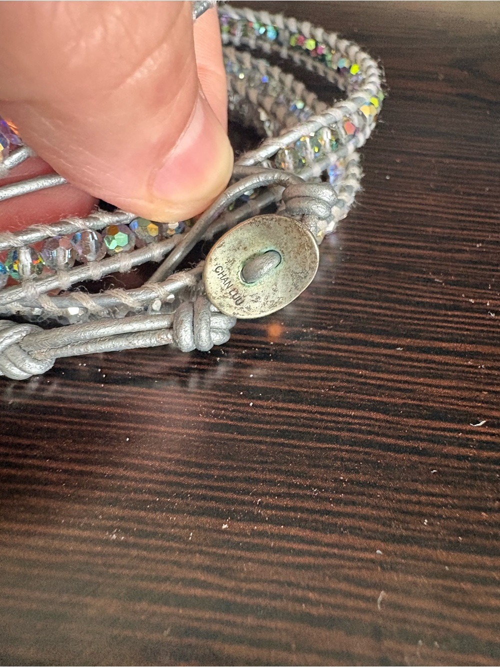 Chan Luu 5x gray wrap bracelet - Picture 5 of 6
